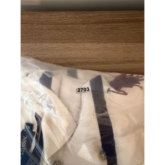 U.S Polo Assn. Men's M Rugby Polo Striped Long Sleeve Crest Embroidered *Read - Picture 16 of 16